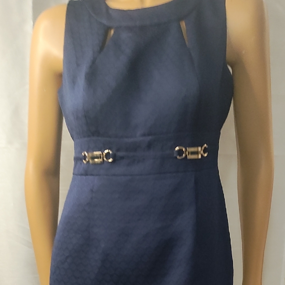 Tahari Blue‎ Mini Dress Size 6P